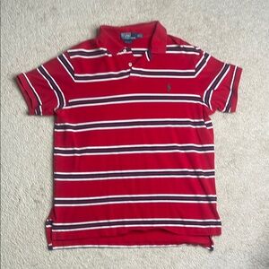 Polo Ralph Lauren Red Striped Polo Shirt